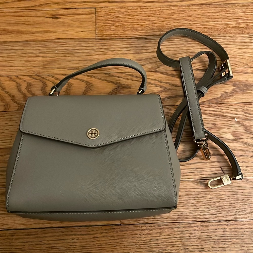 NWOT Tory Burch Gray Purse